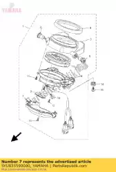 Ici, vous pouvez commander le couverture, mètre auprès de Yamaha , avec le numéro de pièce 5YU835590000: