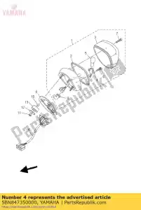 yamaha 5BN847350000 zespó? przewodu - Dół