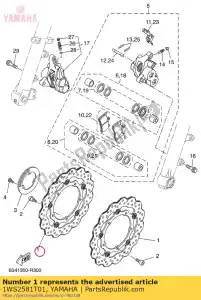 yamaha 1WS2581T01 zespó? hamulca tarczowego - Dół