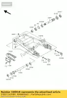 3300116208F, Kawasaki, Arm-comp-swing, f.s.bl kawasaki zx12r ninja b zx 12r 1200 , Nieuw