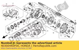 Honda 40300HR0F00 joint assy,yoke - Bottom side