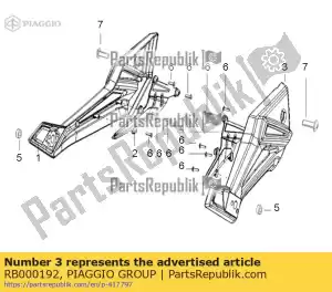 Piaggio Group RB000192 dubbel, juist - Onderkant