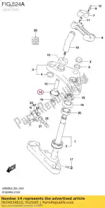 suzuki 5624024B10 cuscino, abbassare - Il fondo