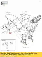 921731096, Kawasaki, braçadeira zx1000lef kawasaki  z zx 1000 2014 2015 2016 2017 2018 2019, Novo