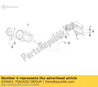 639663, Piaggio Group, tell tale lampen unit aprilia gilera  nexus sr sr max zapm3560, zd4m3560 zd4m357, zapm357 125 250 300 2006 2007 2008 2009 2011 2016 2017, Nieuw