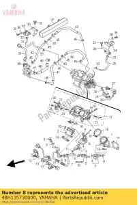 yamaha 4BH135730000 bolt 1 - Bottom side