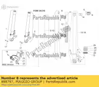 898797, Piaggio Group, écrou aprilia dorsoduro mana na zd4rc000, zd4rca00, zd4rc001, zd4rcc00 zd4rcb00, zd4rcc01, zd4rce00 zd4sm000, zd4sma00, zd4smc00, zd4smc01 750 850 2007 2008 2009 2010 2011 2015 2016, Nouveau