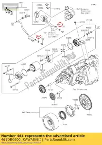 kawasaki 461DB0600 podk?adka-spr??yna, 6mm, czarna zwyk?a - Dół