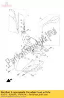 4C6F614300P6, Yamaha, copertura, manubrio u yamaha xc 125 2008, Nuovo