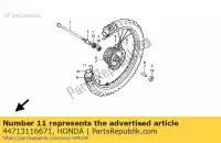 44713116671, Honda, klep, band (irc) honda s 19 (a) xr 80 1980 1985 1986 1987 1990 1991 1992 1993 1994, Nieuw