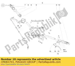 Aquí puede pedir mando de Piaggio Group , con el número de pieza CM083703: