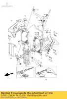 1785110H00, Suzuki, slang, radiator i suzuki rm z 250 2007 2008 2009, Nieuw