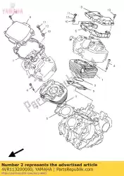 Here you can order the cylinder 2 from Yamaha, with part number 4VR113200000: