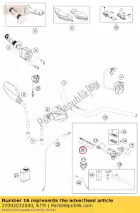 ktm 27002032000 reps. kit piston dot 11mm - Lado inferior