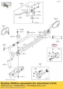 kawasaki 460910231 housing-ass-control vn900bbf - Onderkant