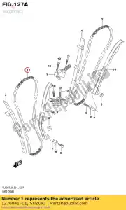 suzuki 1276041F01 chain comp, cams - Onderkant