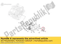 85746200XEV, Piaggio Group, soffiaggio uscita soffiaggio aprilia  rsv rsv4 1000 2009 2010 2011 2012 2013, Nuovo