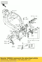 350630160, Kawasaki, rester, fr, lh zx636-c1h kawasaki zx 600 2005 2006, Nouveau