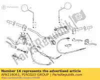 AP8218061, Piaggio Group, Leva della frizione aprilia derbi mx senda tuareg rally af futura europa rx marce pegaso rs r espaÃ±a export market sm racer x trem a edicion e 0 50 1 3 5 2, Nuovo