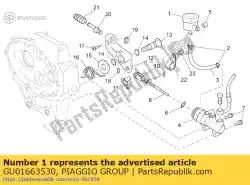 Qui puoi ordinare anklms bremsen da Piaggio Group , con numero parte GU01663530: