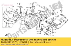 Ici, vous pouvez commander le aucune description disponible pour le moment auprès de Honda , avec le numéro de pièce 16965HN5670: