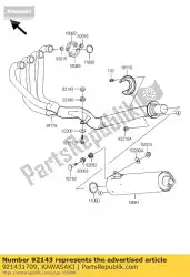 Here you can order the collar zx600-f1 from Kawasaki, with part number 921431709: