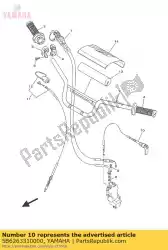 Aquí puede pedir cable, arrancador 1 de Yamaha , con el número de pieza 5B6263310000: