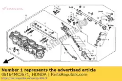Qui puoi ordinare set di imballaggio, iniettore da Honda , con numero parte 06164MCJ671: