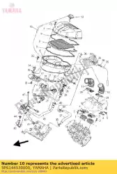 Ici, vous pouvez commander le joint, filtre à air 1 auprès de Yamaha , avec le numéro de pièce 5PS144530000: