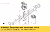 16235KSK732, Honda, needle set, jet (6dgy27-6 honda cr  r crf x cr250r 250 , New