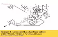 17168MN5000, Honda, tube d, entrée d'air honda gl goldwing  gl1500 1500 , Nouveau