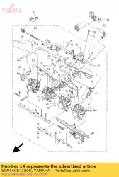 Aqui você pode pedir o mangueira em Yamaha , com o número da peça 5JW149871000: