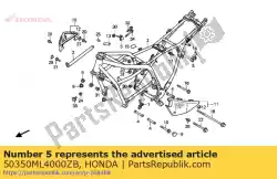 Here you can order the no description available at the moment from Honda, with part number 50350ML4000ZB: