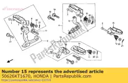 Aqui você pode pedir o passo comp., l. Em Honda , com o número da peça 50626KT1670: