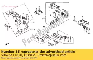 Honda 50626KT1670 passo comp., l. - Lado inferior