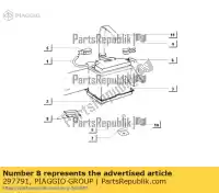 297791, Piaggio Group, rivetto ape vin: zapc80000, motor: c000m zapc80000 50 1998 1999 2000 2001 2002 2003 2004 2005 2006 2007 2008 2009 2010 2011 2012 2013 2014 2015 2016 2017 2018 2019 2020 2021 2022, Nuovo