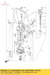 yamaha 5ET141850000 vlotter - Onderkant