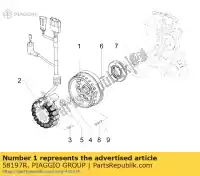 58197R, Piaggio Group, Rotor. assy.     , Nouveau