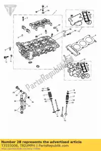 triumph T3555008 washer, 10.5x18.1x2 - Bottom side