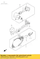 3560224F10, Suzuki, conjunto de lámpara, frontal suzuki gsx hayabusa ru1 ru2z ru2 r rz gsx1300r gsx1300rz 1300 , Nuevo