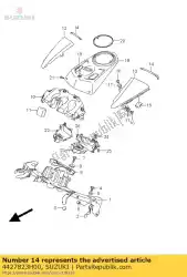 Here you can order the cushion,upper c from Suzuki, with part number 4427823H00: