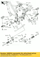 340030106458, Kawasaki, titular-paso, rr, rh, p.silv klx12 kawasaki klx 125 2013, Nuevo