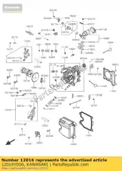 Here you can order the arm-rocker,ex sc125agf from Kawasaki, with part number 12016Y006: