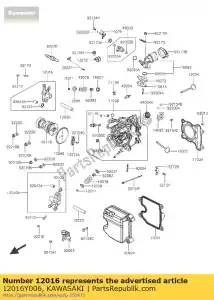 kawasaki 12016Y006 wahacz, ex sc125agf - Dół