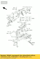 350630031458, Kawasaki, stay,rr step,lh,p.sil kawasaki zx6rr ninja k m zx9r f zx 6r 6rr 9r 600 900 , New