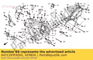 honda 64212KM3000 gomma b, schermo antivento - Il fondo