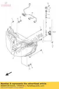 yamaha B88843870000 titulaire - La partie au fond