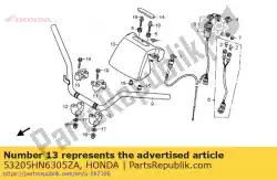 Qui puoi ordinare copertura assy, ?? H * nh1 * da Honda , con numero parte 53205HN6305ZA: