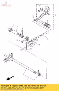 yamaha 4JH181010200 shift shaft assy - La partie au fond