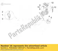 623511, Piaggio Group, Tapa de la batería derbi piaggio boulevard fly 50 2005 2009 2010, Nuevo